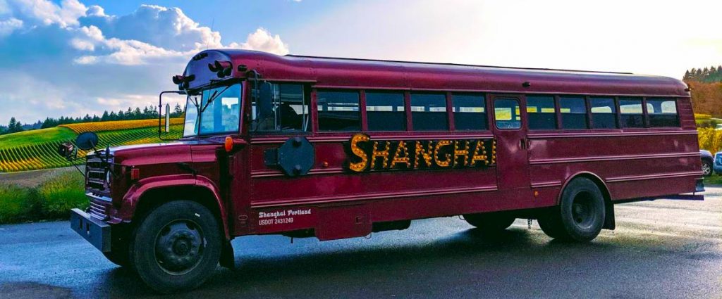 Shanghai Red bus Portland