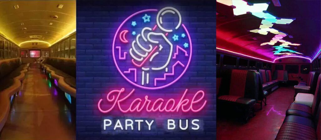 Karaoke party bus in Portland